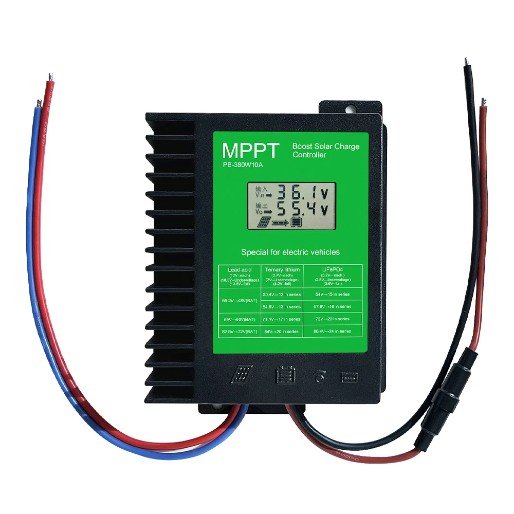 Jesudom MPPT Solar Boost Charging Controller 48V 60V 72V Electric Vehicle Solar Controller
