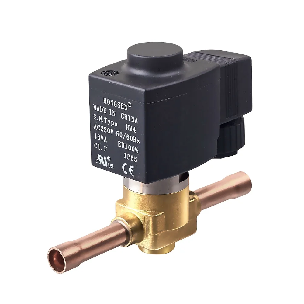 HONGSEN Refrigeration Solenoid Valve and Solenoid Valve 24v For Refrigerator