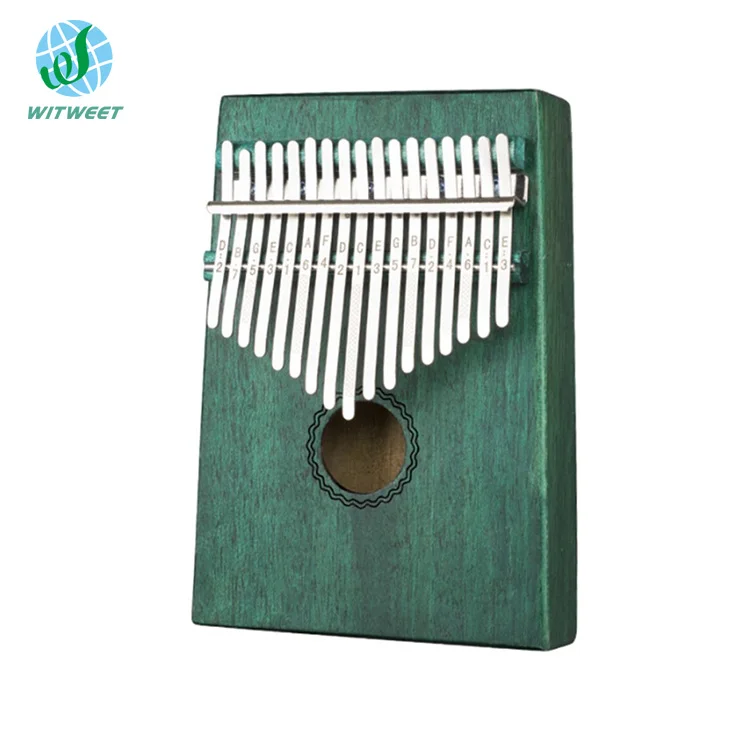 Cheap Price Kalimba High-quality17 Keys Wooden Thumb Piano Kalimba Musical Instrument Solid Mahogany Body Hotsale