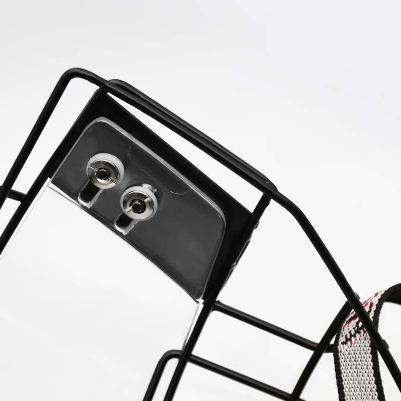 New Detachable A3 Steel Reinforced Ice Hockey  Cage With ice hockey visor Inner Anti-Fog Outer Layer for Ice Hockey