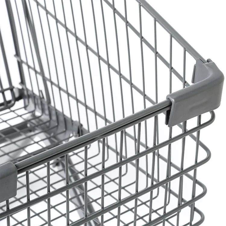 Meicheng Hypermarket Heavy Duty Shopping Trolley For Supermarket Grocery Shopping Cart With 4 Wheels