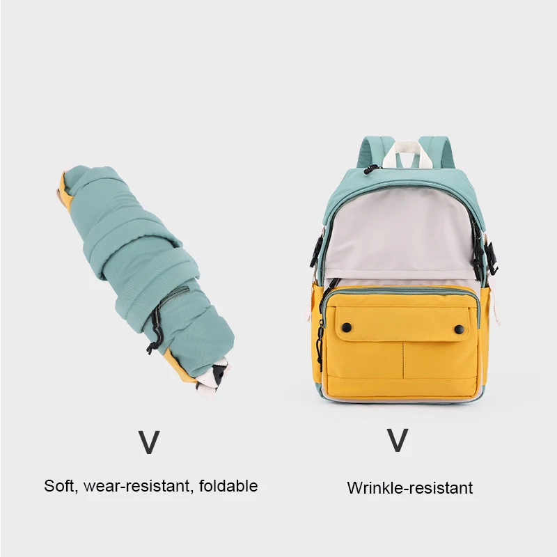 Stylish student gym back pack laptop compartment school bags canvas dual backpack for teenagers