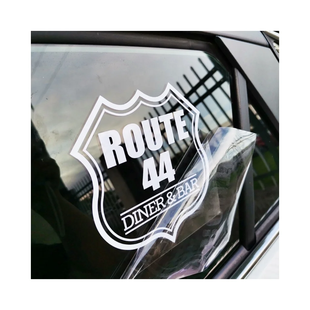 Custom Logo Vinyl Transfer Sticker UV Proof Waterproof Car Body Window Decal Sticker
