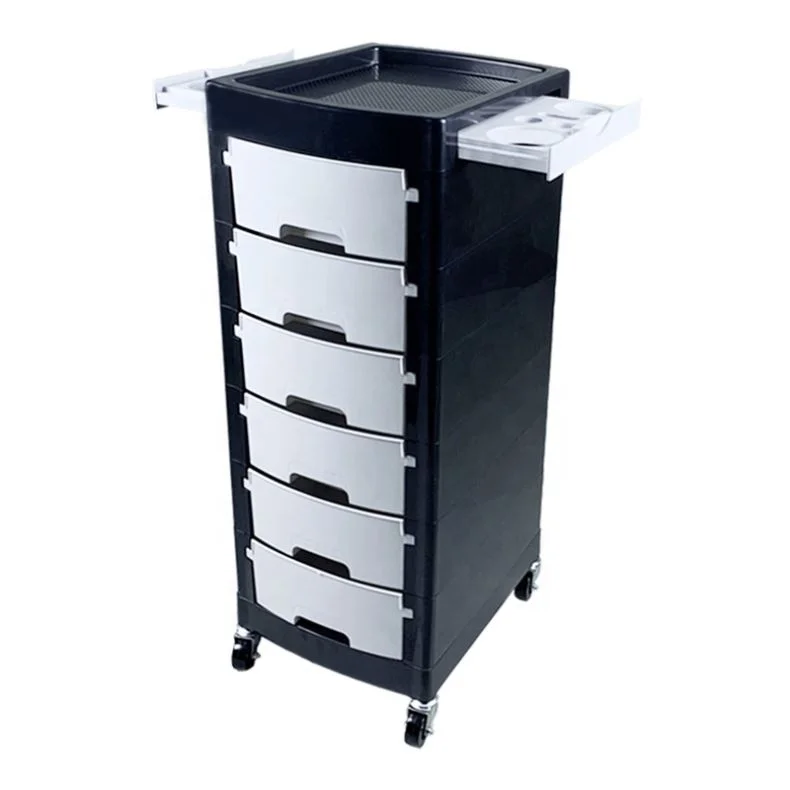 Hot Sale Hair Beauty Salon Trolley In Hairdressing Plastic Trolley Cart Salon