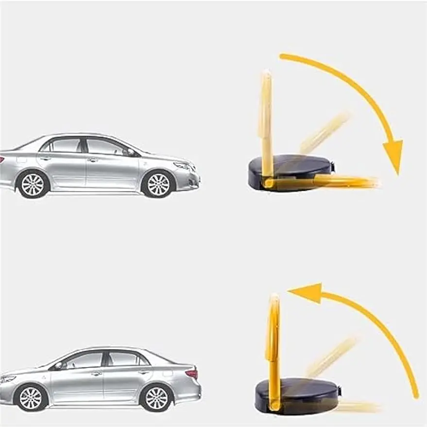 Remote Control Parking Lock Carport Arched Lockable Folding Car Parking Barrier Private Car Parking Latch Space Lock Tool