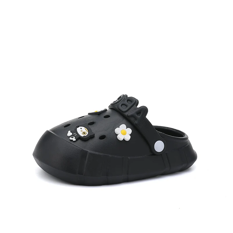 ABCD Letters Comfy Slip-On Sandals with Cartoon Design Ideal for Indoor and Outdoor Use Boys and Girls Garden Clogs