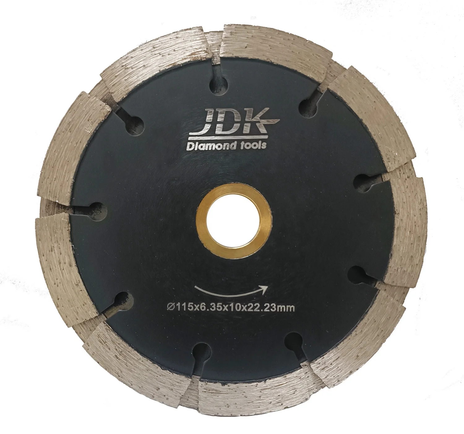 JDK 4.5 Inch Diamond Crack Chaser Blade Two Layers Tuck Point Blades for Mortar Joint Removal, Grout Repair and Masonry Surface