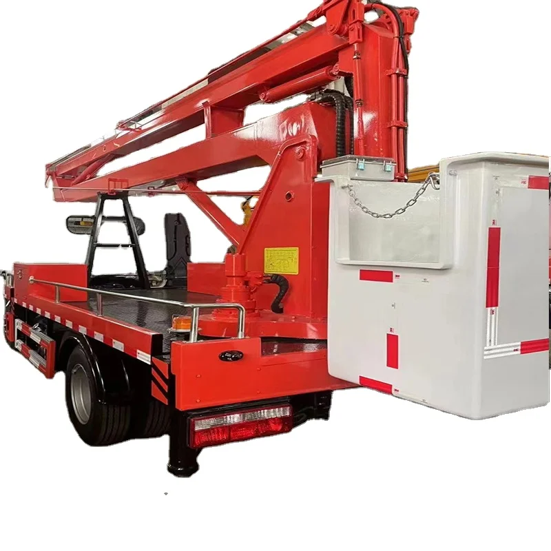 Promotion HOWO 4x2 RHD 14m Aerial Work Vehicle 16M High Altitude Ladder Truck Aerial Working Truck In Stock