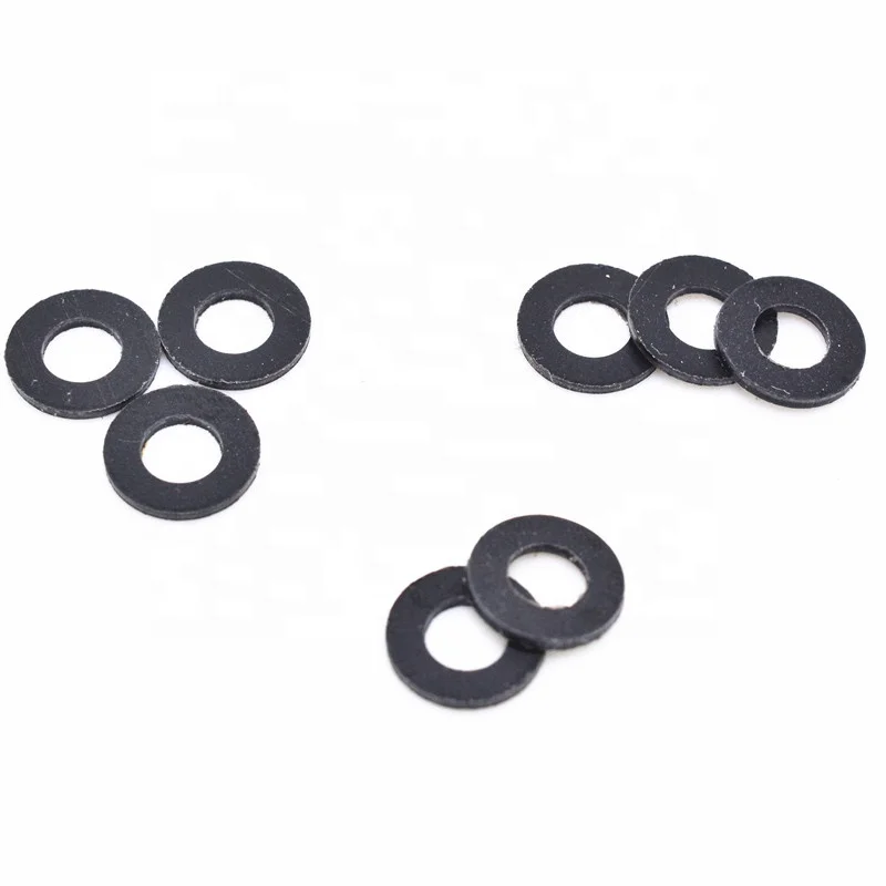 
PVC material Black M4*10*1 Flat Washer 