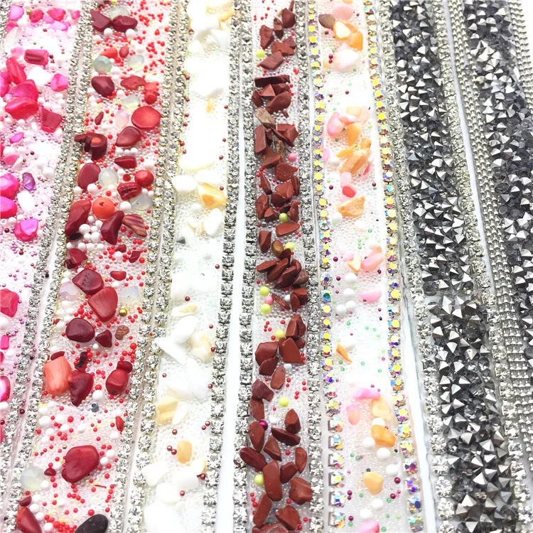 Заводская поставка сделай сам металл Кристалл горный хрусталь отделка утюгом кристалл двором каменная аппликация для свадебного платья