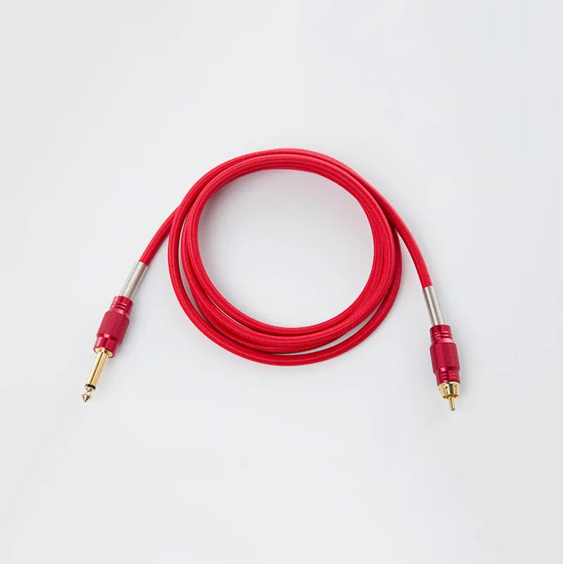 High Quality Silicone RCA Cable Professional 1.8M Tattoo Machine Power Supply Clip Cord For Tattoo Gun