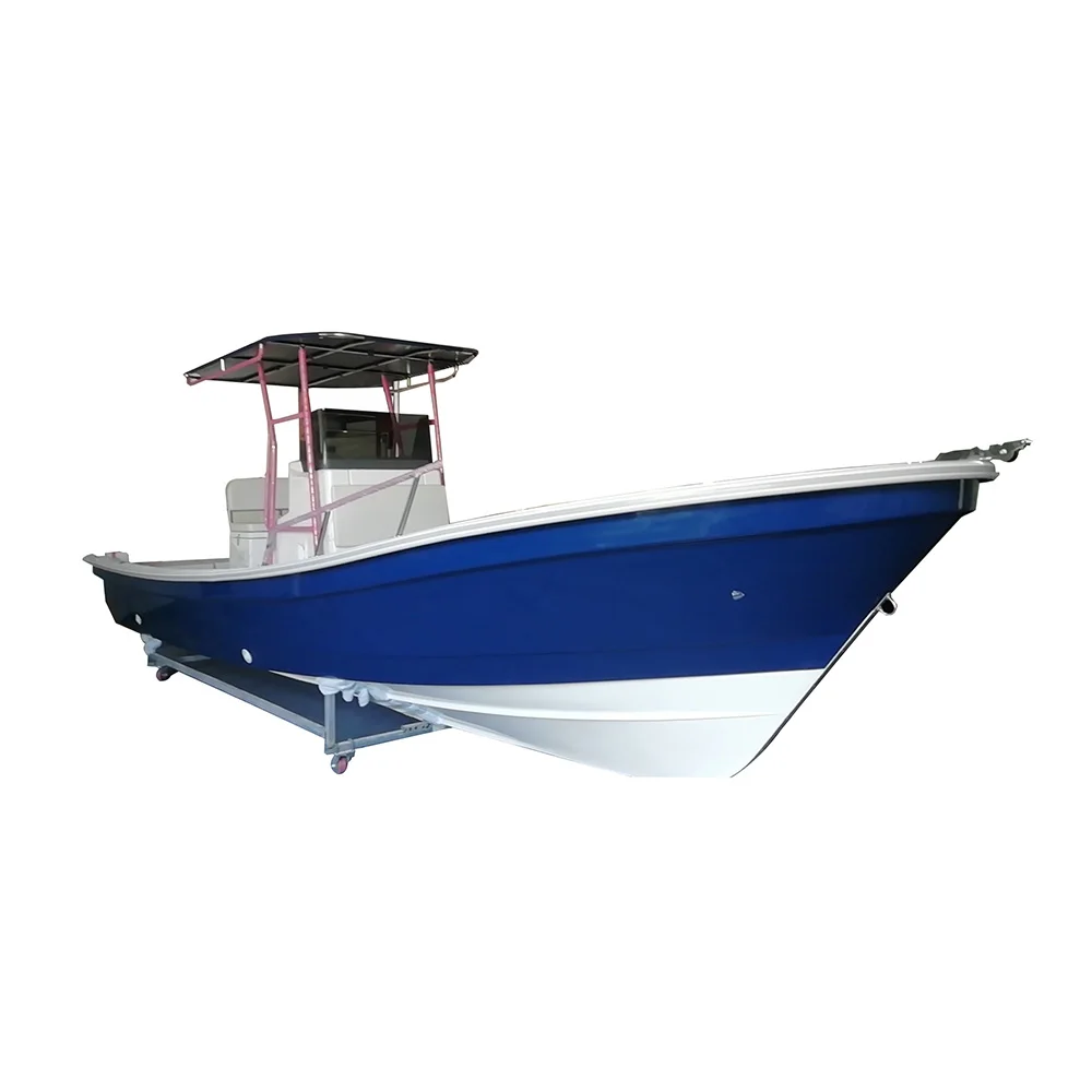 Liya 7.6meter long fishing boats open panga boats sea yachts