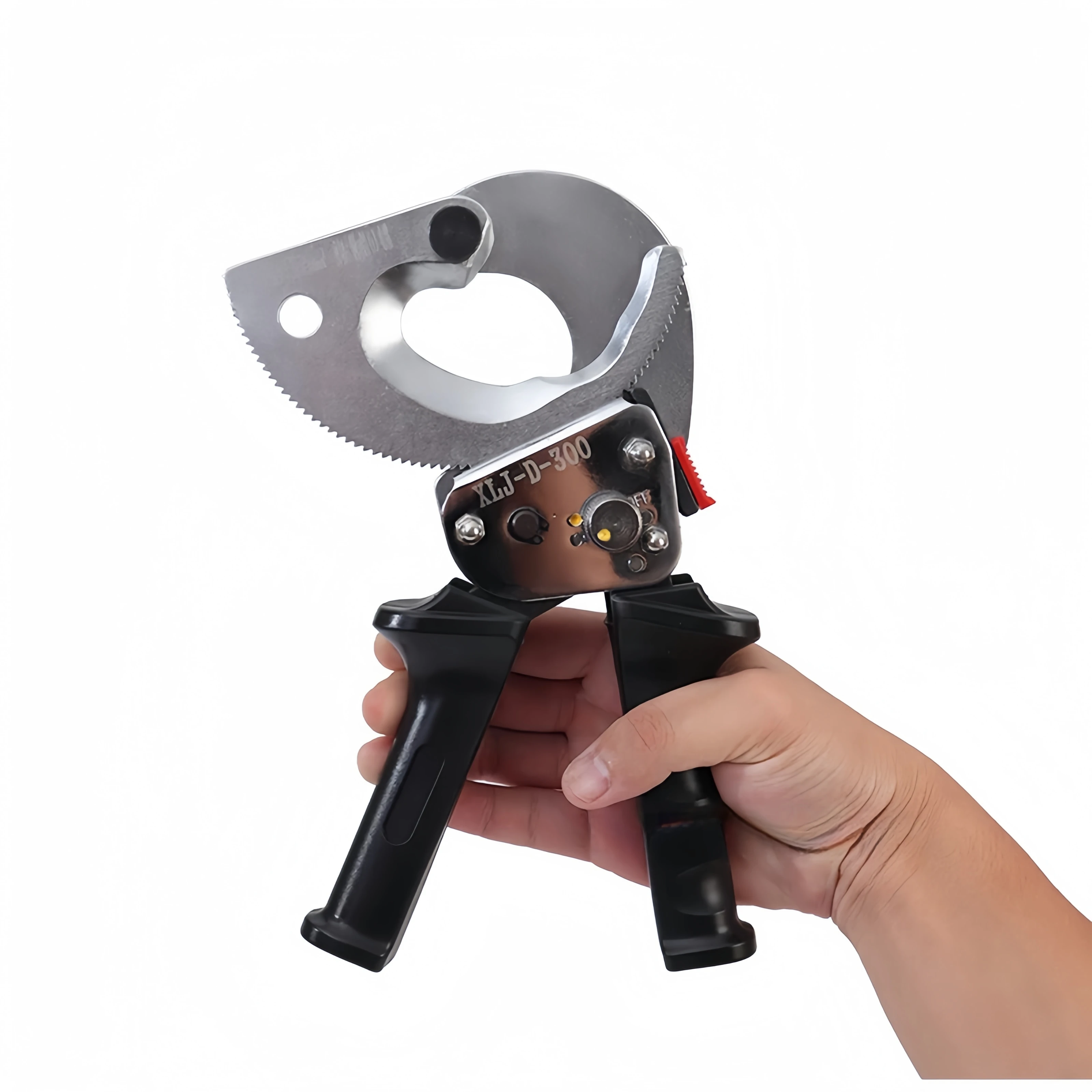 Hydraulic Ratchet Cable Cutter Steel Construction for 300/500mm² Copper/Aluminum Cables XLJ-D-500 XLJ-D-300 for Construction