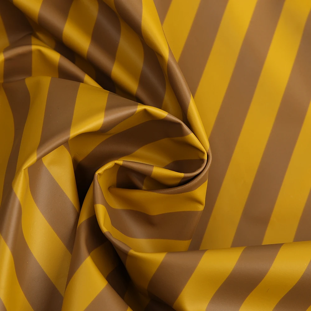 Популярный Лидер продаж, детский дождевик из синтетической кожи в желтую полоску, искусственная кожа высокого качества