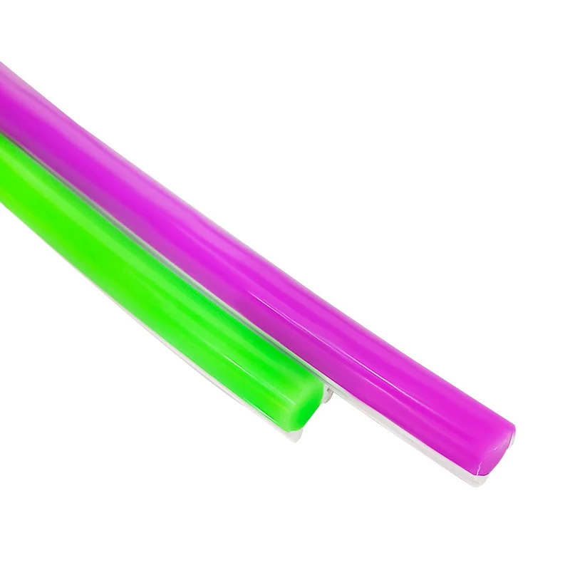 Waterproof 6mm 8mm Car Interior Led Neon Strip Lights Red Green Blue LED Neon Silicone Tube Strip