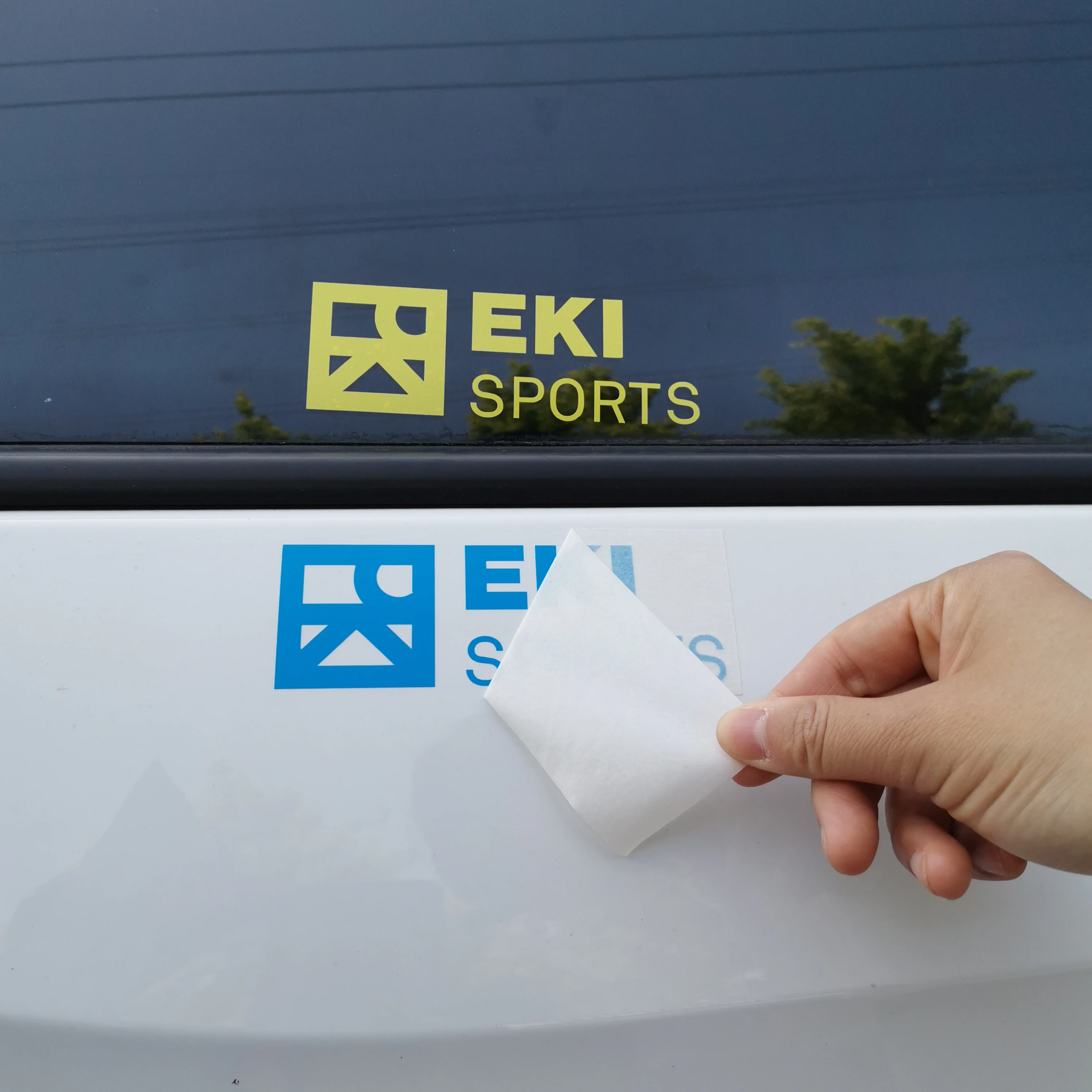 UV Protective Waterproof Car window Decals Transfer Car Stickers