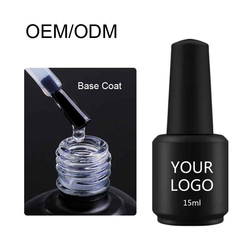 CCO New Product Hema Free Top Coat Base Coat Private Label Super Shiny Top Hema Free Gel Polish