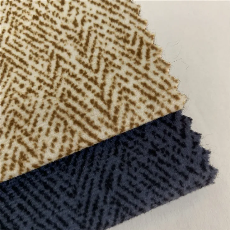 100%polyester microfiber super soft velboa plush fabric for sofa and blanket