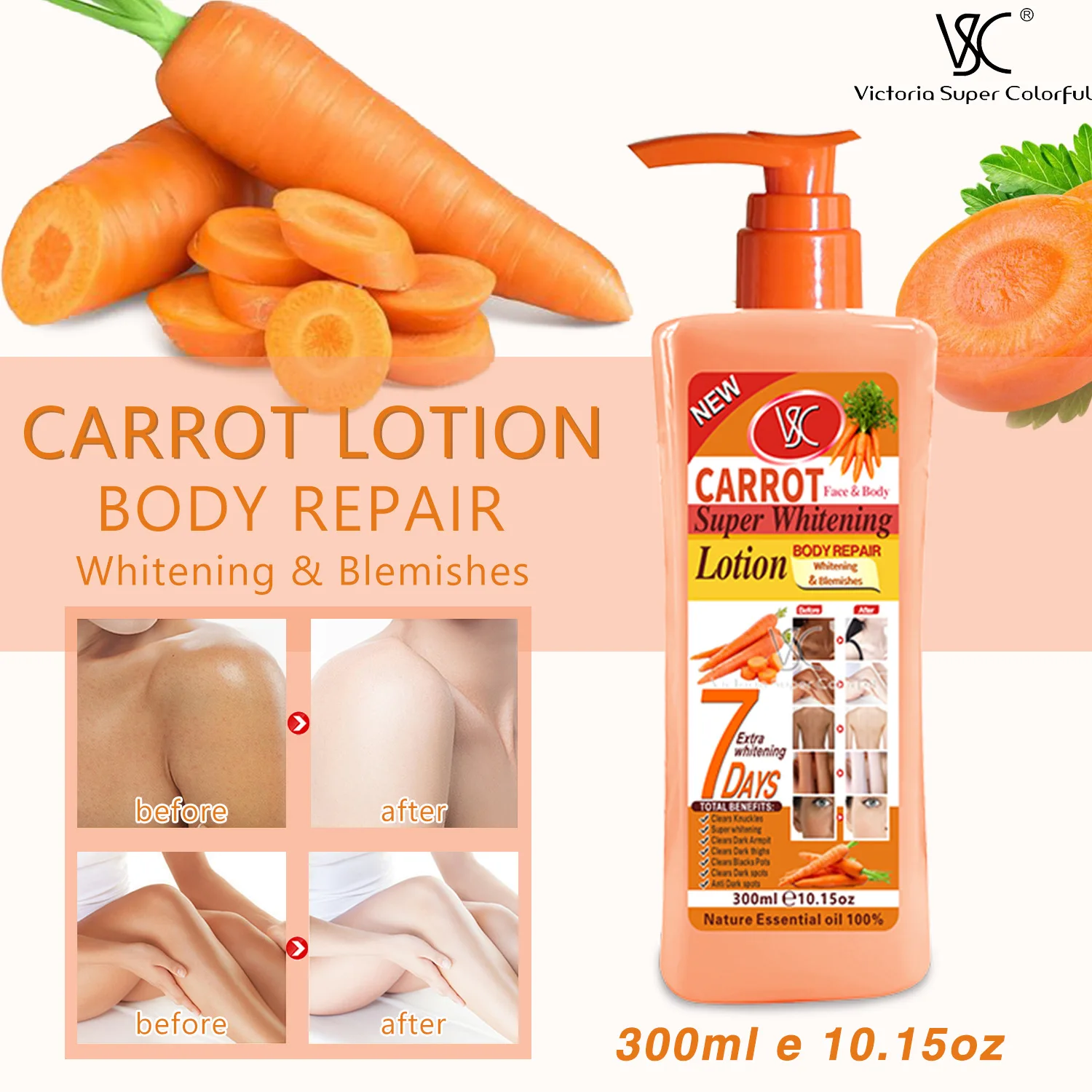 High Quality Turmeric Lotion Skin Care Whitening Cream Brightening Smoothing Moisturizer Nourishing Vitamin C Body Lotion