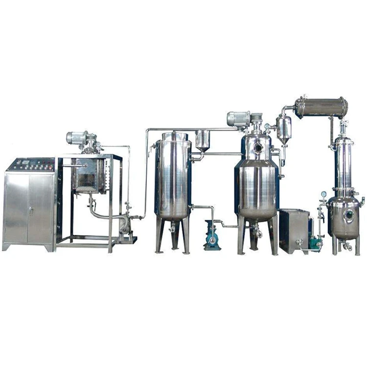 200L Low temperature  extraction and vacuum concentration  machine for herbal extract / medicine/plant distillation