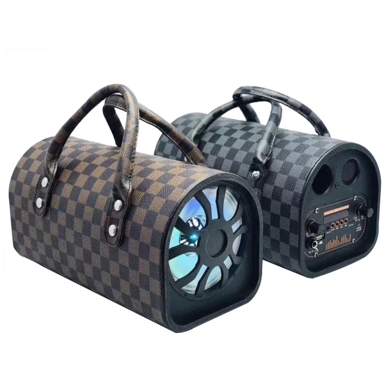 NEW Portable 5&6 inch TTD-501/601 Wireless subwoofer handbag portable outdoor audio Speaker With Blue T Designer Bags