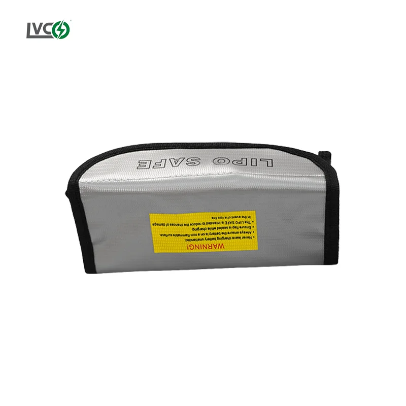 LVCO silicone coated explosion proof lipo battery safe bag mini size battery guard safe bag electric accessories bicycle