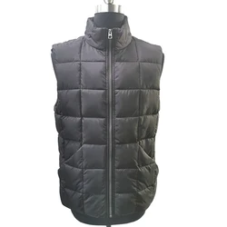 Новый дизайн уличный Зимний Легкий теплый жилет с капюшоном для мужчин