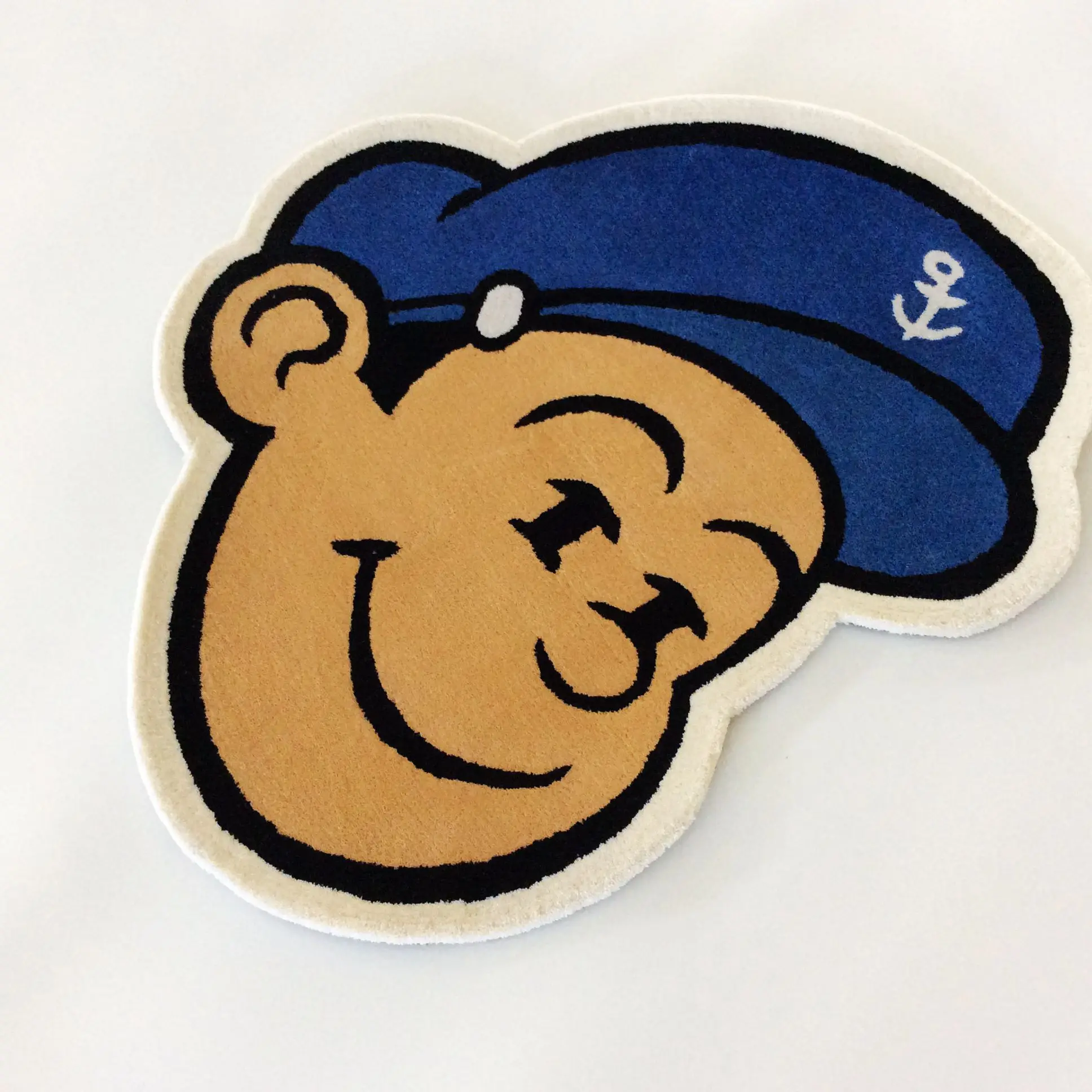 Rugs And Carpets For Living Room Irregular Shape Personalized Custom Logo Mat Handmade Wool And Slik Area Rugs