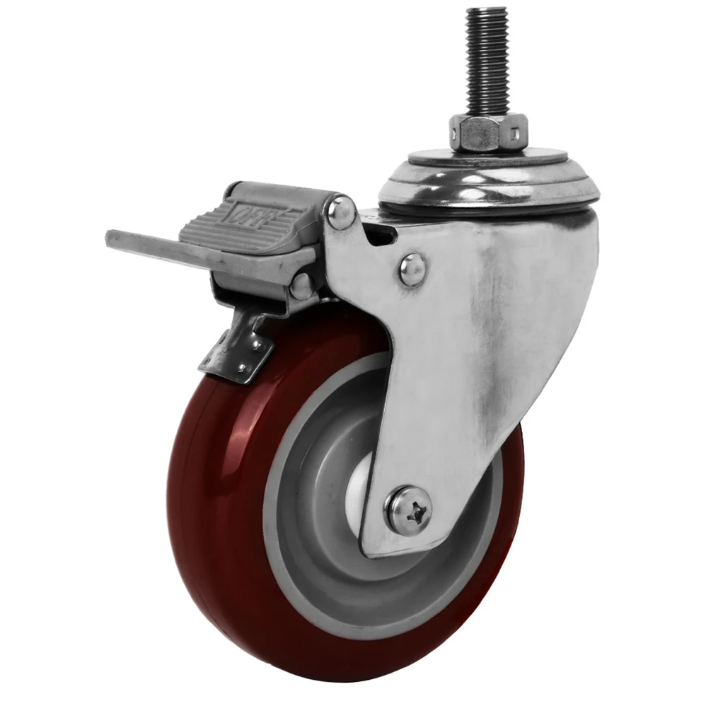 Тележка для багажа, тележка для хранения, полиуретановая колесико средней грузоподъемности