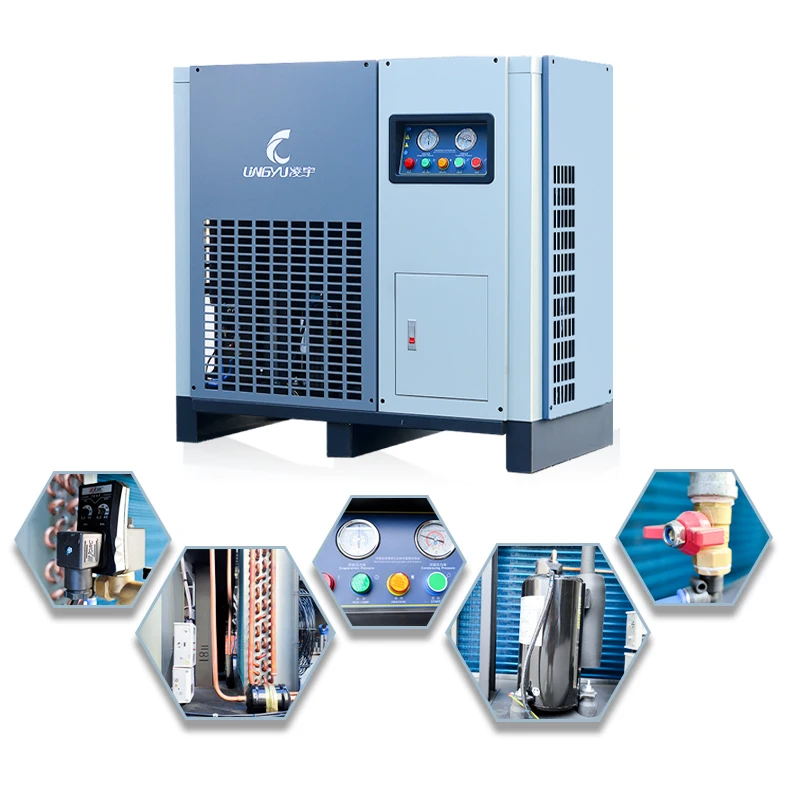 refrigerated compressed air dryer installation working animation setup selection repair  filter drier refrigeration