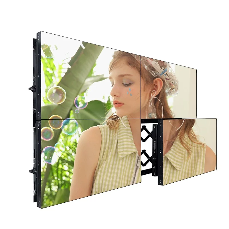 Indoor 46 49 55 Inch 2x2 3x3 LCD Splicing Screen Indoor Super Thin LCD Video Wall