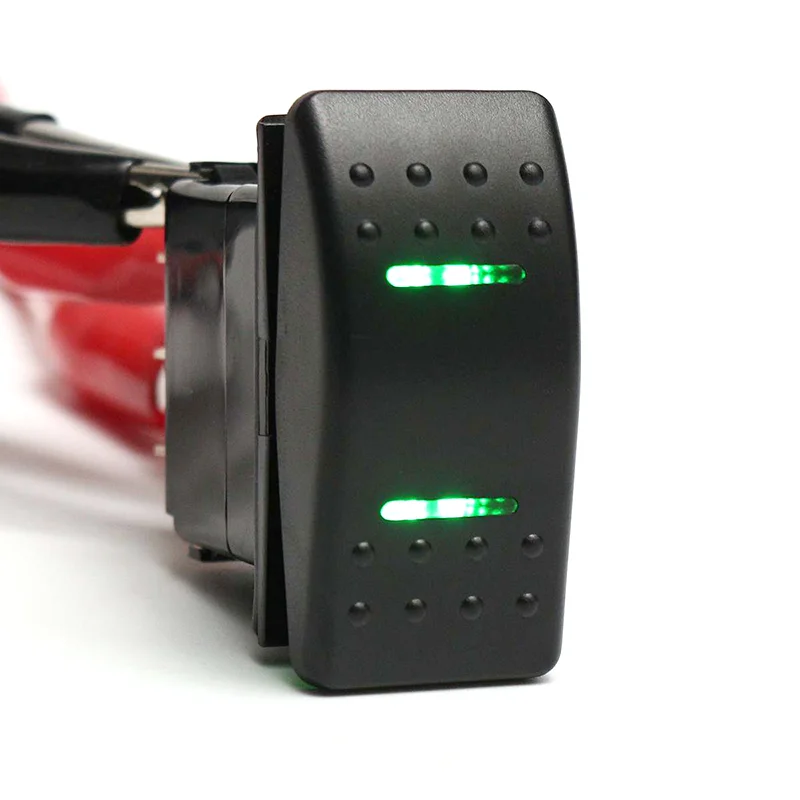 Custom Marine 7P ON-OFF-ON rocker switch ON-OFF  membrane 12v 24v caravan camping  rocker race car