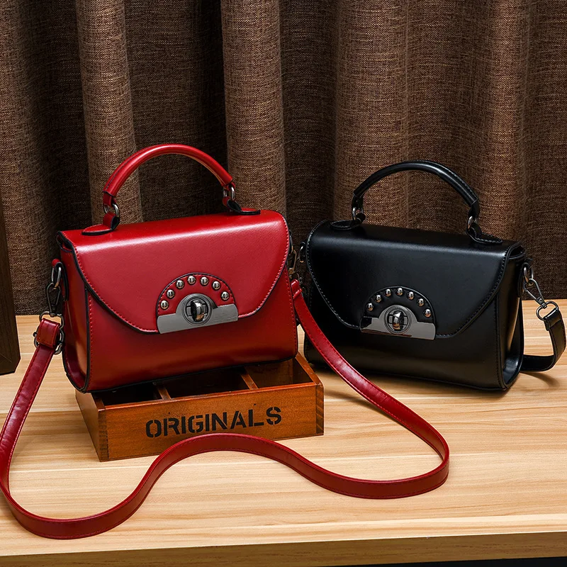 New high-end fashion retro crossbody shoulder bag for women