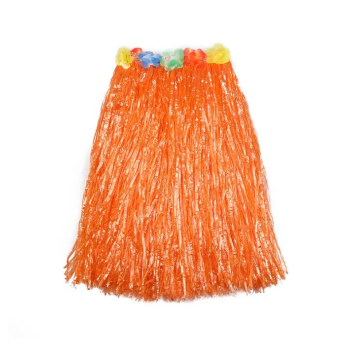 Wholesale 40cm 60cm 80cm single double layers  hawaiian  dance  grass hula skirt