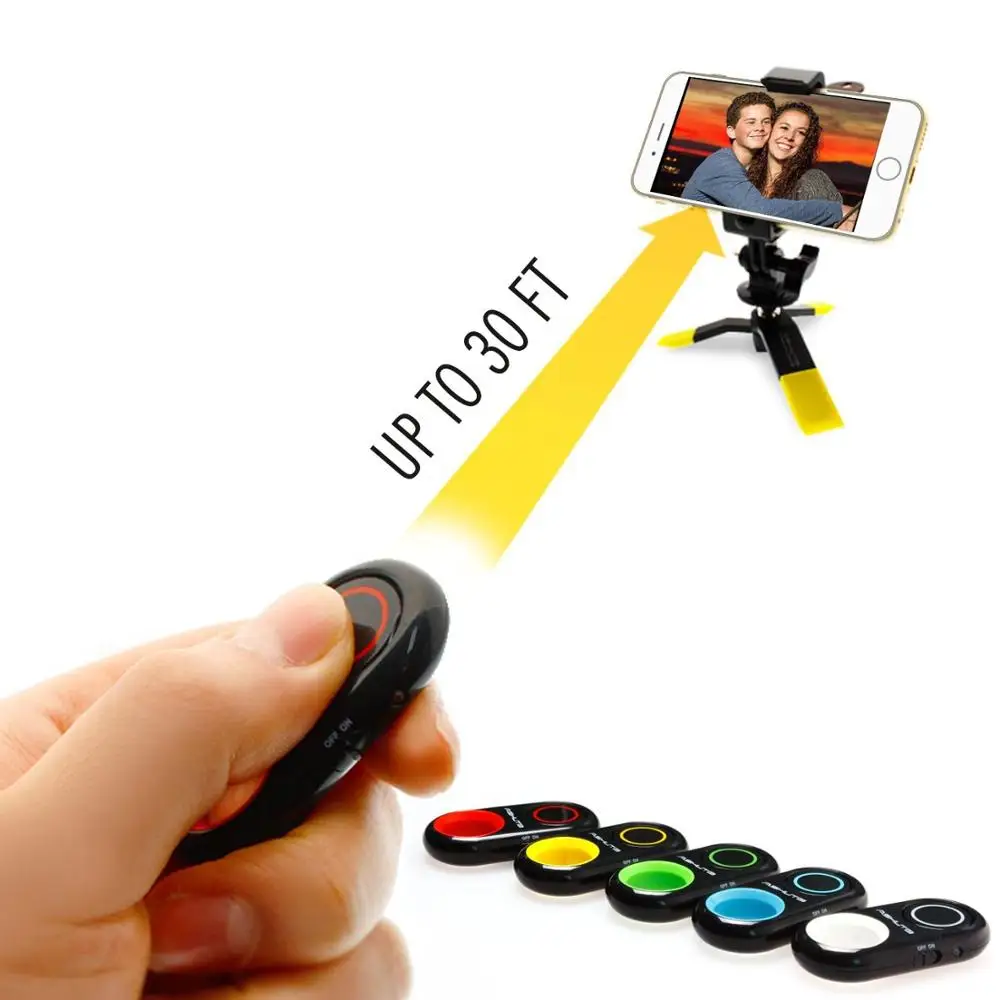 
New Bluetooth Camera Remote Shutter for Smartphones Wireless Camera Remote Control Compatible with iPhone/Android Cell Phone 