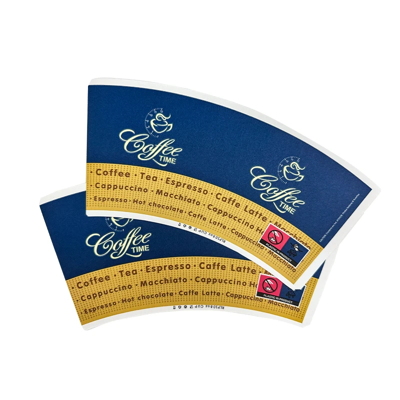 Бумажный стаканчик веер сырье Китай высокое качество печатные и персонализированные одноразовые бумажные чайные чашки блюдца