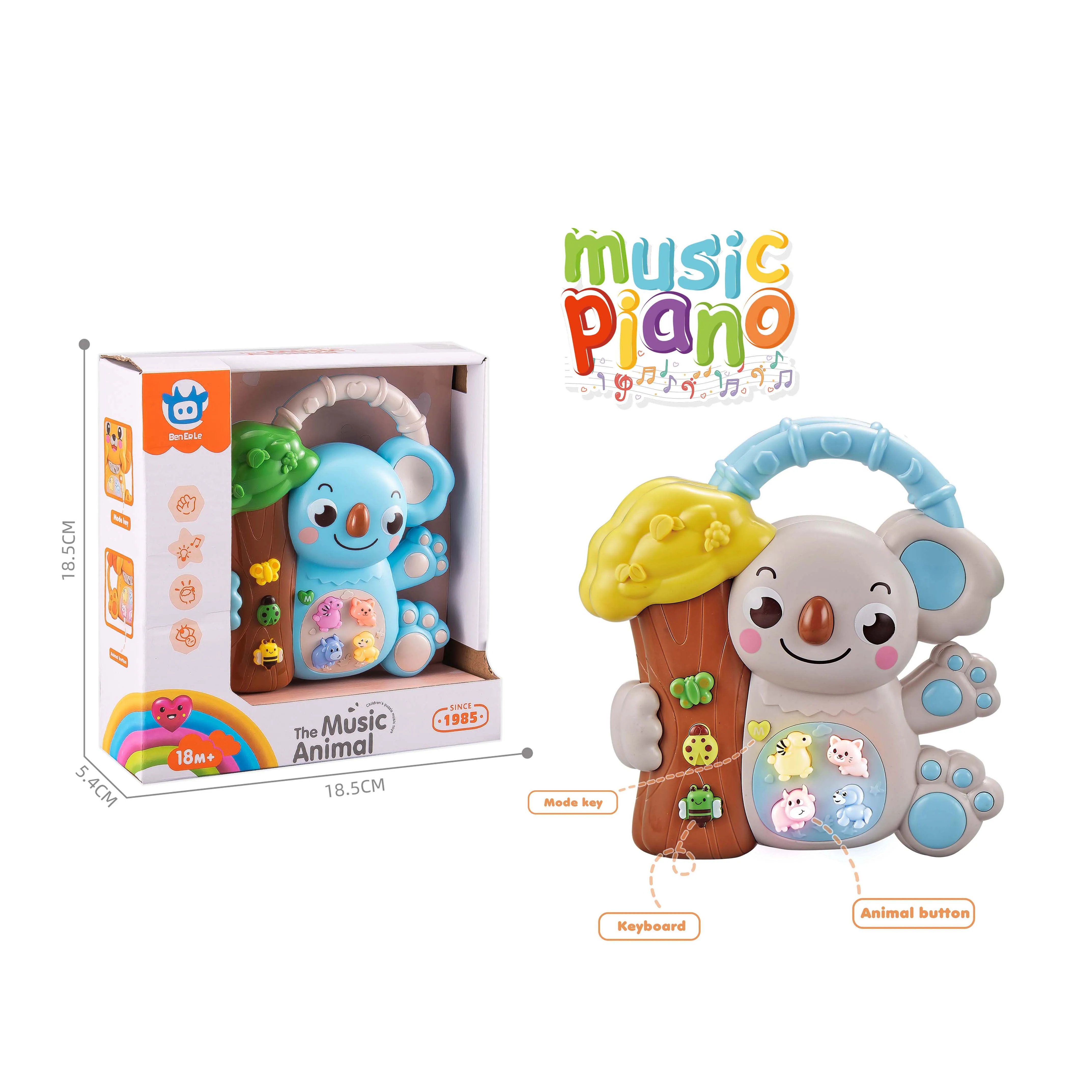 High Quality Funny Play Toy Baby Animal Musical Instruments Piano Electronic Toys Kids Piano Keyboard