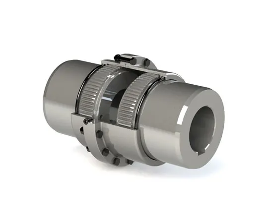 Hot Sale High transmission efficiency Steel drum flexible gear coupling for moter