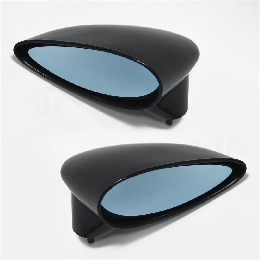 JDM Spoon Style Car Rearview Mirror Adjustable Car Side Mirror With Blue Lens For Honda Fit GE6 GE8 08-13