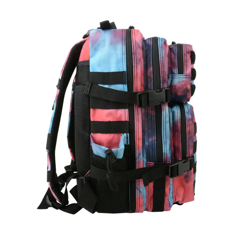 Wholesale 25L Camping Pack Hiking Tactical Backpacks Durable 900D Oxford Gym Rucksack Backpack with Water Bottle Holder