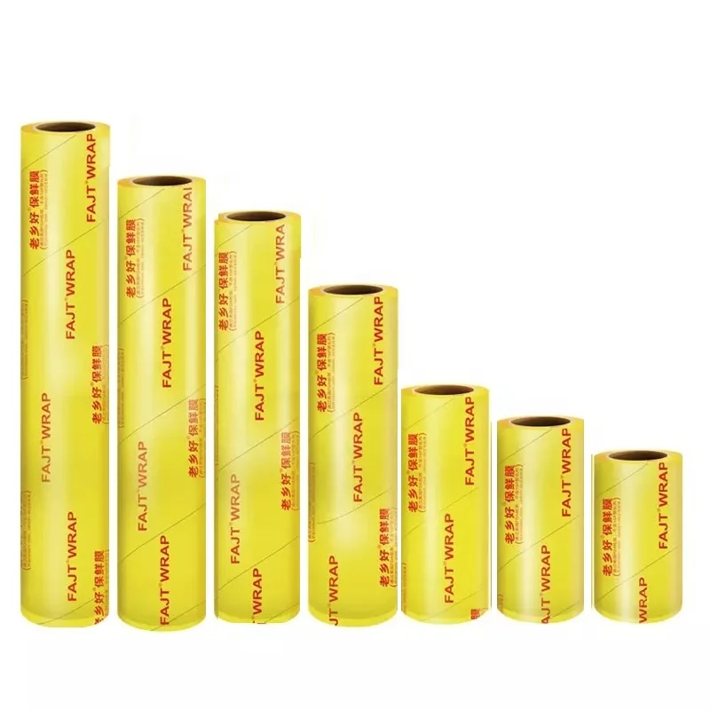 Best Food Grade PVC Cling Film Jumbo Roll 100m Plastic Wrap from China Leading Manufacturer for Packaging