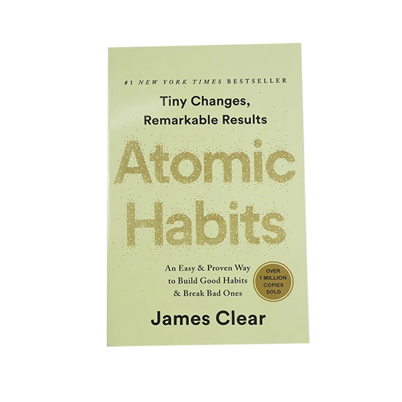 Best quality Printing atomic habits book inspirational book Novels Hardcover  Printing Service