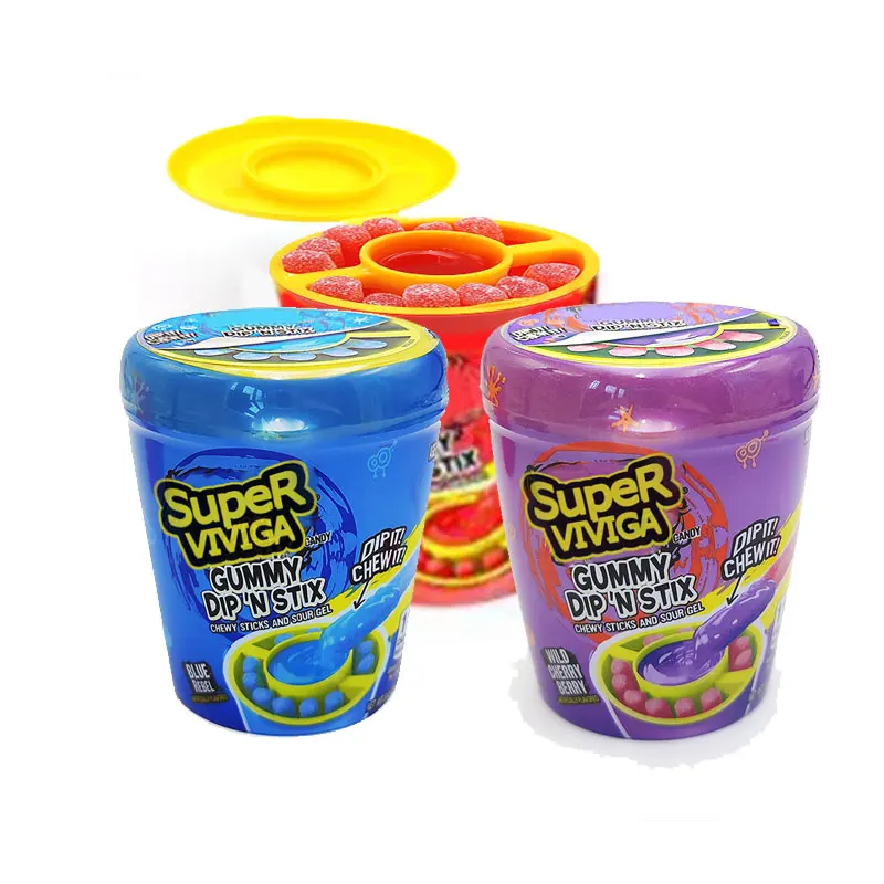 Индивидуальная торговая марка Oem, сочные каплевидные конфеты, жевательные палочки и кислый гель