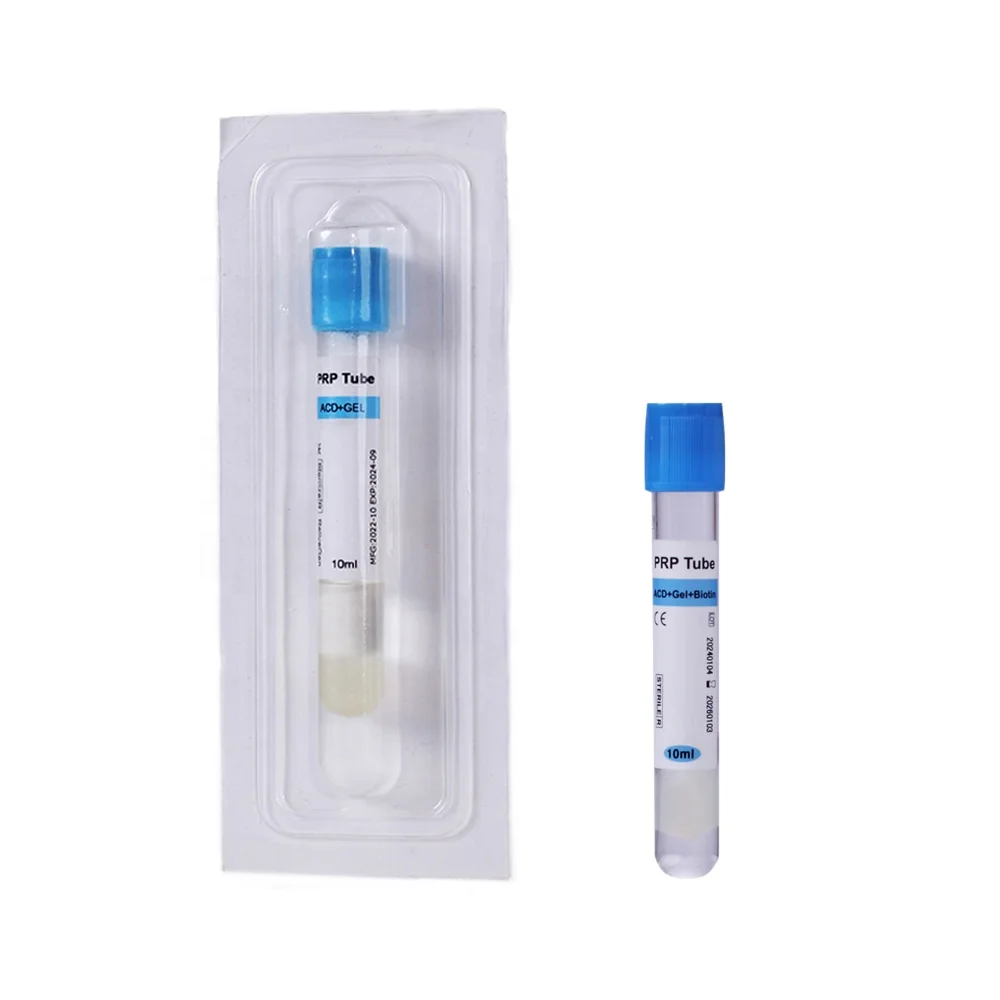 Medical Supply Vacuum Blood Collection Tube Prp Kit prp Tube Acd sodium citrate gel activator prp gun for Hair Repair