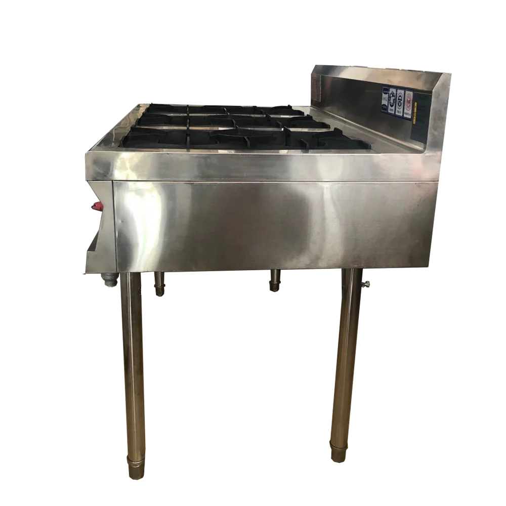 Commercial casserole stove multi-burner  clay pot stove stainless steel 6-burner gas stove