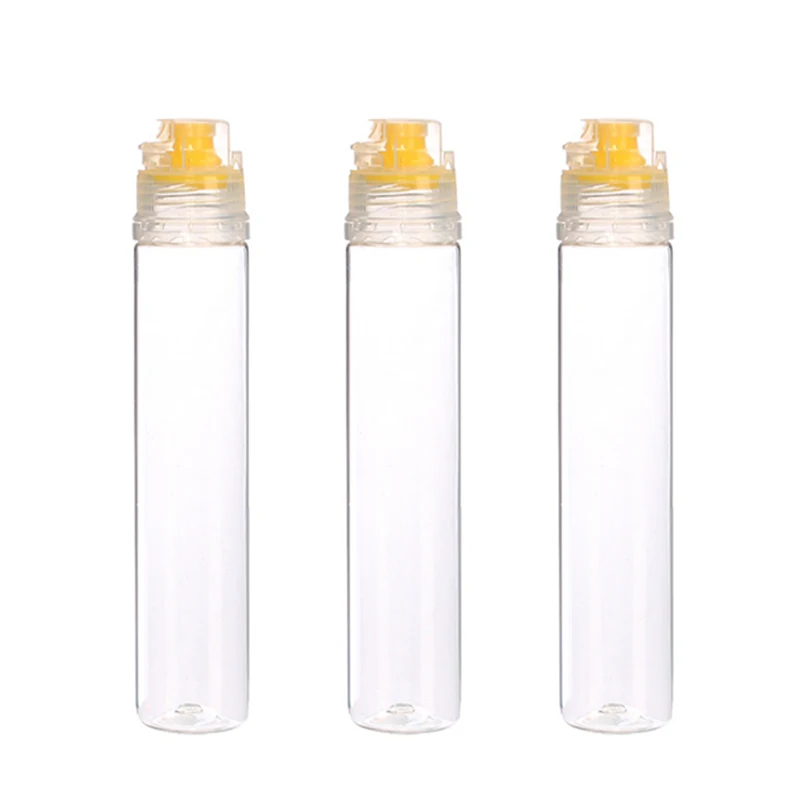 3Oz Honey Bottles Reusable Plastic Squeeze Bottle with Flip Cap Condiment Dispenser For Ketchup Salad Sauce Honey
