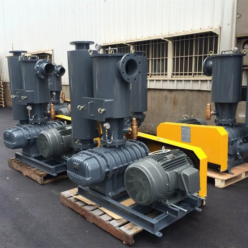 2021 Shrimp Pond Use Electric Three Lobe RootS Blower Roots Rotary Blower