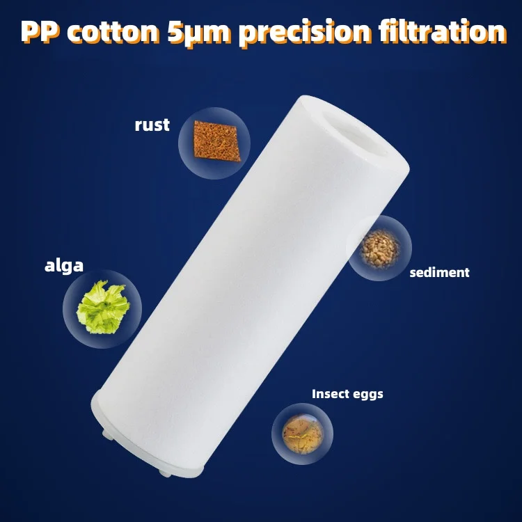 Clean scale and remove residual chlorine to protect the washing machine water purifier