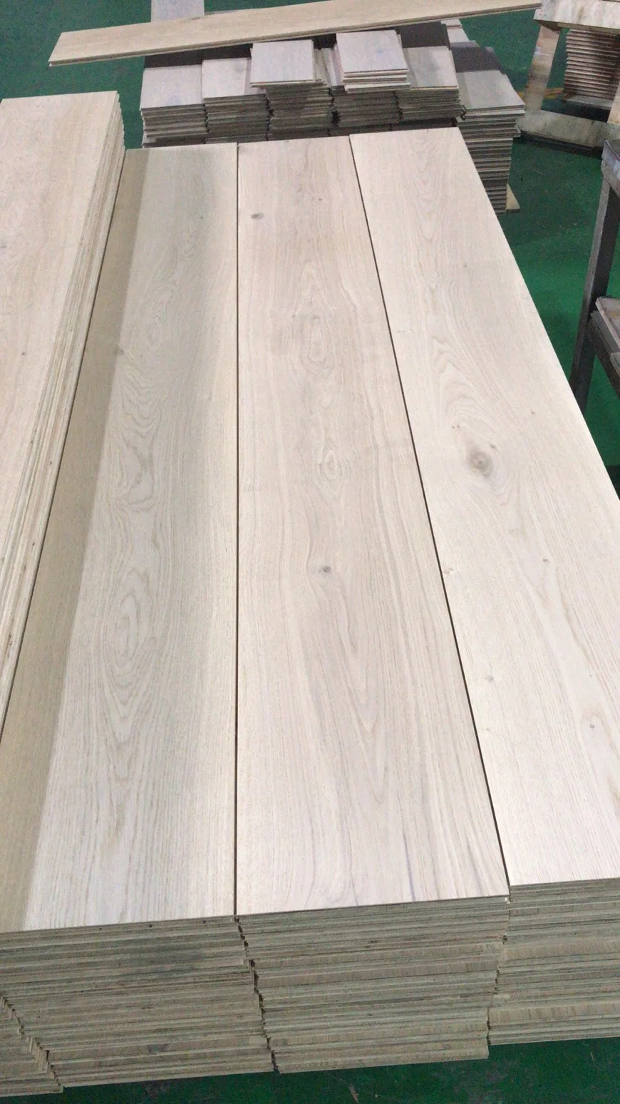 
300 mm wide European oak engineered unfinished white oak parquet flooring 