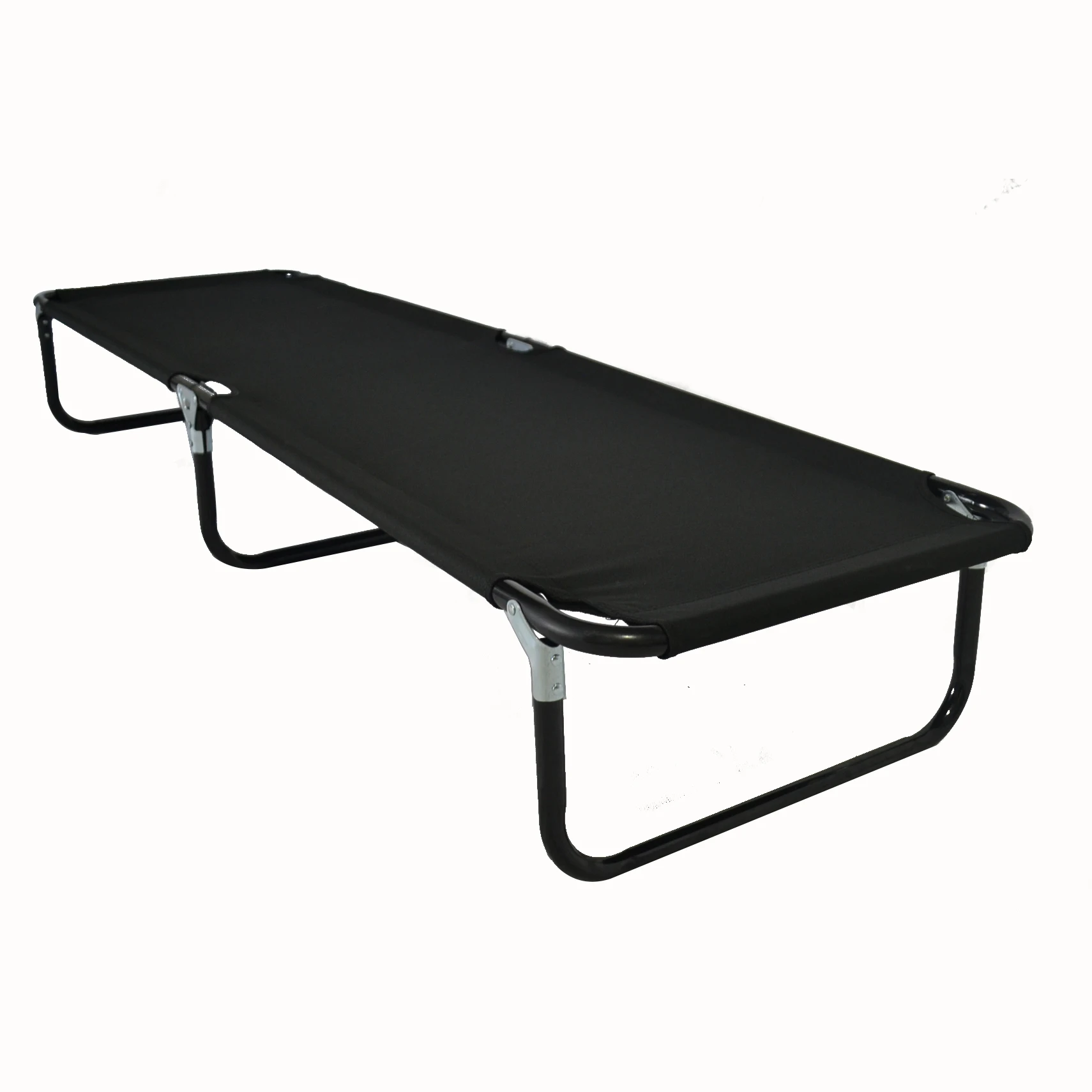 Wholesale Custom Outdoor Hiking Travel Heavy Duty Aluminium Alloy Portable Folding Camping Bed Sleeping Single Adult Cot
